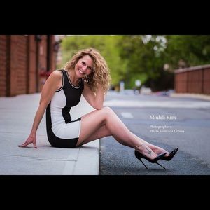 Little black/white dress!